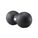 Масажний м'яч подвійний U-POWEX Epp foam peanut ball (d12*24 cm.) Black, фото 3