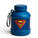 Контейнер Smartshake Whey2Go Funnel Pillbox 110ml DC Superman, фото 3