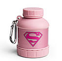 Контейнер Smartshake Whey2Go Funnel Pillbox 110ml DC Supergirl, фото 3