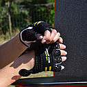 Рукавиці для фітнесу Power System PS-2100 Basic EVO Black/Yellow Line XS, фото 5