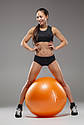 М'яч для фітнесу (фітбол) Power System PS-4013 Ø75 cm PRO Gymball Orange, фото 3