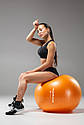 М'яч для фітнесу (фітбол) Power System PS-4013 Ø75 cm PRO Gymball Orange, фото 4