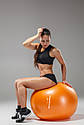 М'яч для фітнесу (фітбол) Power System PS-4013 Ø75 cm PRO Gymball Orange, фото 9