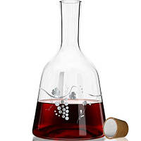 Графин для вина с пробковой пробкой Ritzenhoff Red & White Wine Carafe, 1,5 л., дизайн Sandra Brandhofer