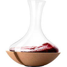 Декантер для вина Vacu Vin Swirling Carafe з корковою підставкою, що обертається, 750 мл