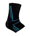 Бандажі на гомілковостоп Power System PS-6022 Ankle Support Evo Black/Blue (2 шт.) XL, фото 3