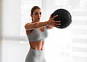 М'яч SlamBall для кросфіту та фітнесу Power System PS-4117 15 кг рифлений, фото 4