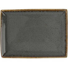 Тарілка прямокутна Porland Seasons, Dark Grey 18X13CM