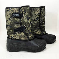 Утепленные сапоги резиновые весенние Размер 41 (26см) / Мужские рабочие ботинки, Рабочая обувь UR-832 для