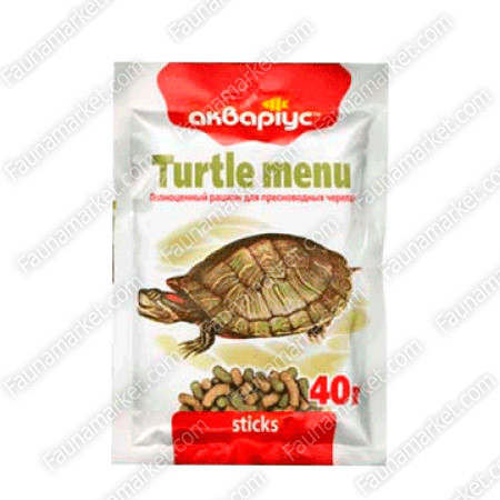 Turtle menu сухой корм для черепах, Аквариус - 40 г - фото 1 - id-p1640823381