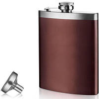 Фляга с воронкой Vacu Vin Hip Flask & Funel, 240 мл., нержавеющая сталь