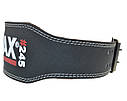 Пояс для важкої атлетики MadMax MFB-245 Full leather шкіряний Black XL, фото 5