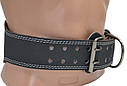 Пояс для важкої атлетики MadMax MFB-245 Full leather шкіряний Black XL, фото 8