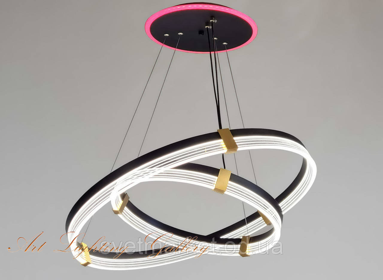 Яскрава димована підвісна люстра MD9010-6*4RGB, фото 1