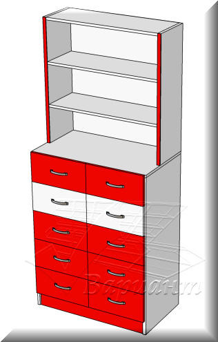 Шафа з ящиками для аптек, фото 1