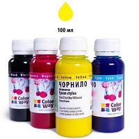 Чернила ColorWay HP №134/135 100ml Yellow (CW-HW350Y01)