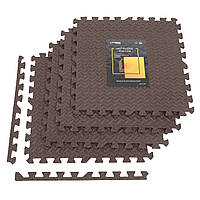 Мат-пазл (ласточкин хвост) Cornix Mat Puzzle EVA 120 x 120 x 1 cм Braun