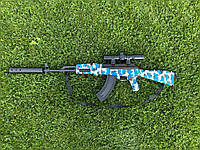 Автомат на орбізах Автомат AK-47 + Глушник + Оптика + Окуляри + 500 шт. орбізів в ПОДАРУНОК!