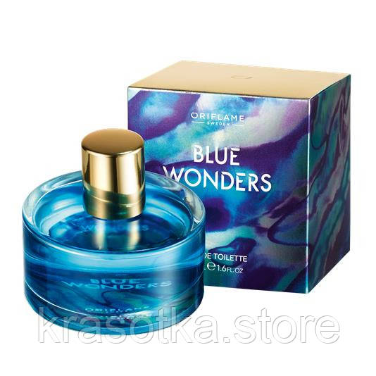 32454 Oriflame Blue Wonders. Оригінал! Туалетна вода Oriflame Блю Вандерс, 50 мл. Орифлейм 32454