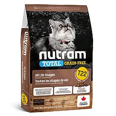 Nutram Холістик для котів всіх життєвих стадій, з куркою та індичкою, без зерновий 1.13 кг