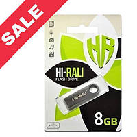 USB Flash накопитель (флешка) "Hi-Rali" 8Gb Black