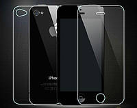 Защитное стекло iPhone 4 / 4S 0.18mm front-back