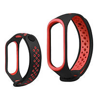 Ремешок Mi Band 3/4 Sport Black/Red