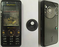 Корпус для Sony Ericsson W660 Black-Gold