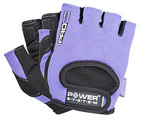 Перчатки для фитнеса и тяжелой атлетики Power System Pro Grip PS-2250 женские Purple S AllInOne