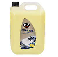 Автошамунь с воском "Express Plus" (желтая) 5л, (EK145)