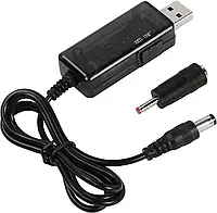 Кабель питания USB на DC 5v на 9V и 12V с дисплеем + переключатель