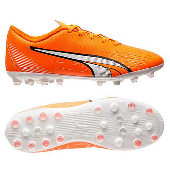 Бутси дитячі PUMA ULTRA Play MG 107234-01, Жовтогарячий, Розмір (EU) — 33