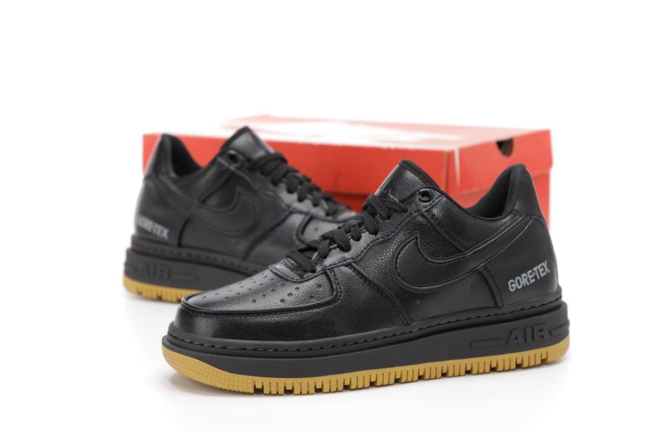 Чоловічі чорні Кросівки Nike Air Force GORE-TEX