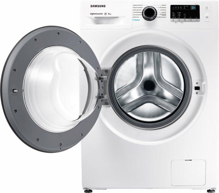 Пральна машина SAMSUNG WW62J32G0PW/UA 6кг 1200об/хв інвертор - фото 3 - id-p1975560664