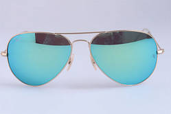 Жіночі сонцезахисні окуляри в стилі RAY BAN aviator large metal 112/19 LUX