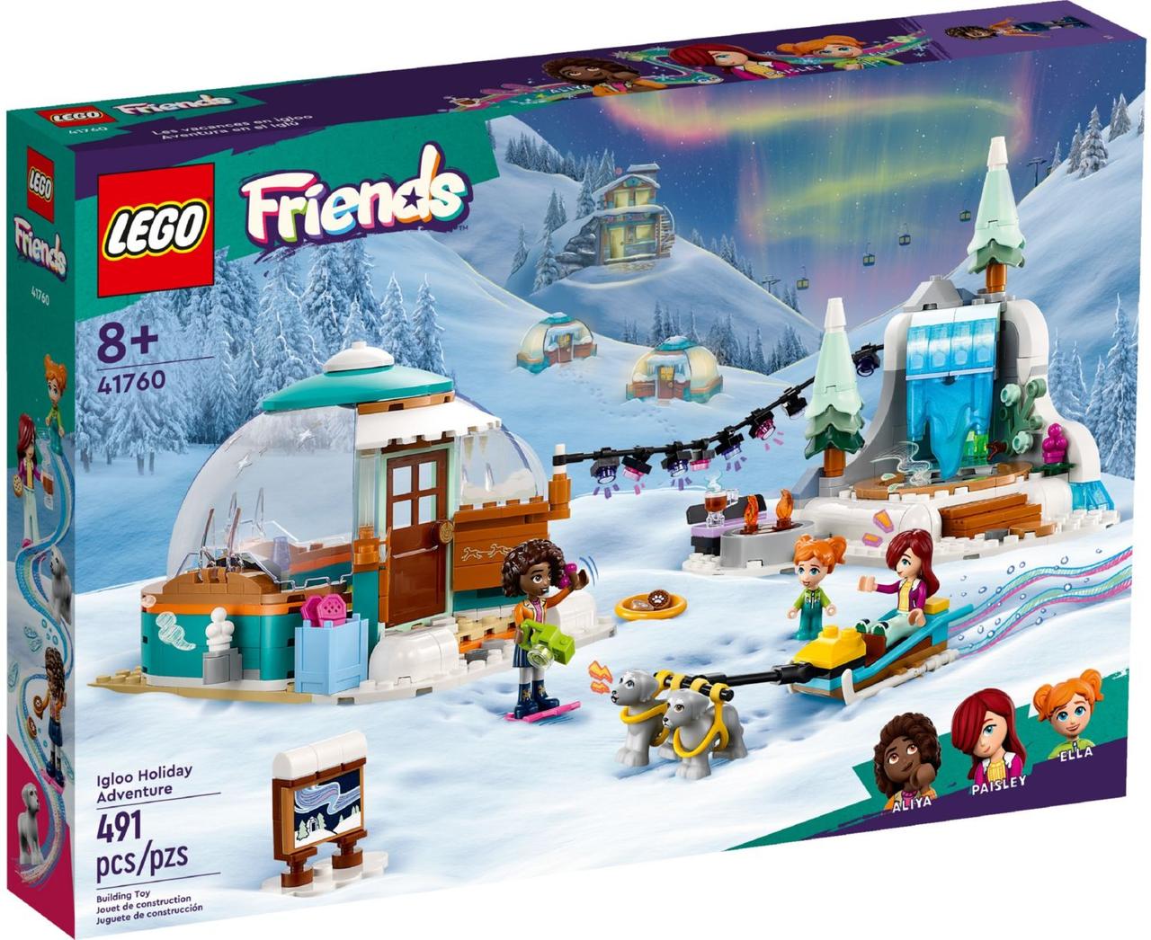 LEGO FRIENDS 41760 Святкові пригоди в голку 6 x 38 x 26 см 491 деталь, фото 1