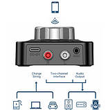 Bluetooth 5.0 аудіоприймач ресивер звуку 3D RCA AUX TF, BR04, фото 2