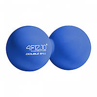 Массажный мяч двойной 4FIZJO Lacrosse Double Ball 6.5 x 13.5 см 4FJ0323 Blue AllInOne