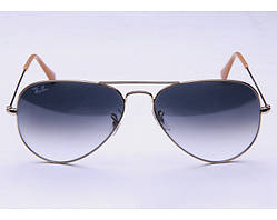 Жіночі сонцезахисні окуляри в стилі RB 3025 aviator large metal 001/32 (Lux)