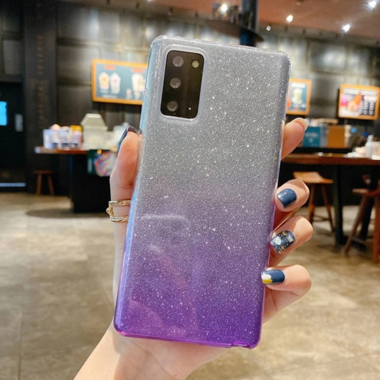 Силіконовий чохол градієнт блиск для Xiaomi Redmi 9T/Poco M3