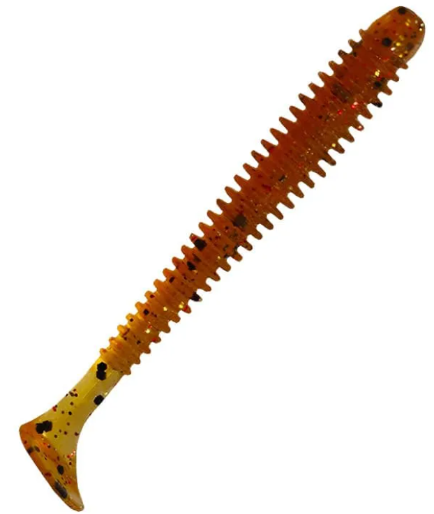 Їстівна силіконова приманка Crazy Fish Vibro worm 2.5' 81-65-32-6 кальмар