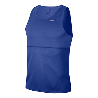 Майка чоловіча спортивна Nike Breathe CJ5388-430, Синій, Розмір (EU) — S