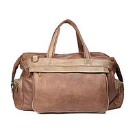 Мужская дорожная стильная сумка David Jones (9807) коричневая