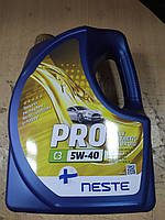 Масло моторное синтетическое Neste Pro C3 5w40 4л. "NESTE" - производства Финляндии