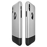 Чохол Spigen для iPhone X Classic One, Gray+Black (057CS23345), фото 4