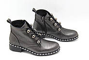 Черевики жіночі Aras Shoes 417-Gelik шкіряні на низькому підборі 37, фото 2