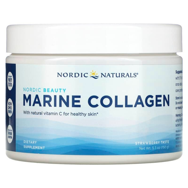 Морський колаген Nordic Naturals "Marine Collagen" зі смаком полуниці (150 г)