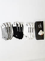 Кейсы и наборы Кельвин Кляйн мужских носков. Мужские носки короткие хлопок Calvin Klein 30шт. Низкие ноские
