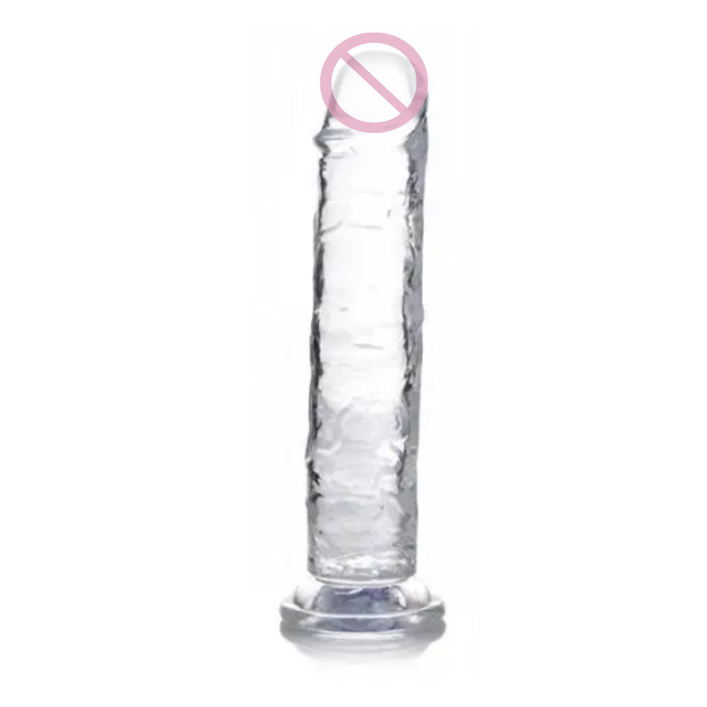 Фалоїмітатор реалістичний прозорий Jock C-Thru Dildo - 20 см