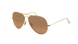 Жіночі сонцезахисні окуляри в стилі RAY BAN aviator 3025 (001/3E) Lux
